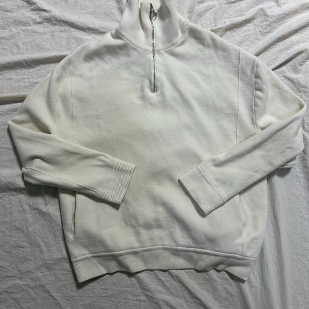 솔리드옴므 하프집업 니트 맨투맨 