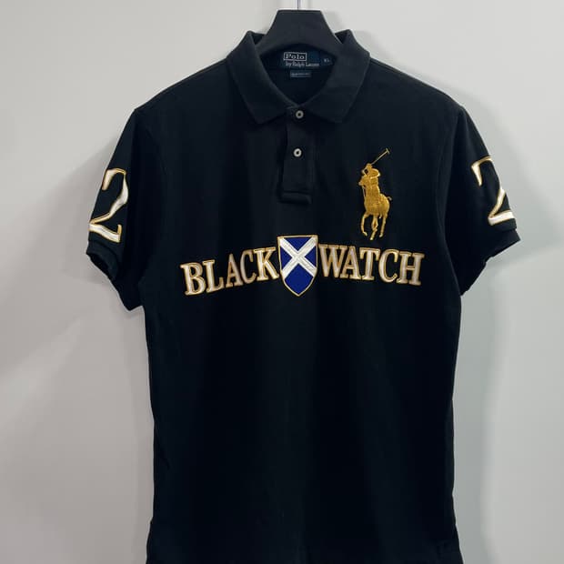 폴로 랄프로렌 빅포니 블랙와치 pk 카라티 (on.436)  