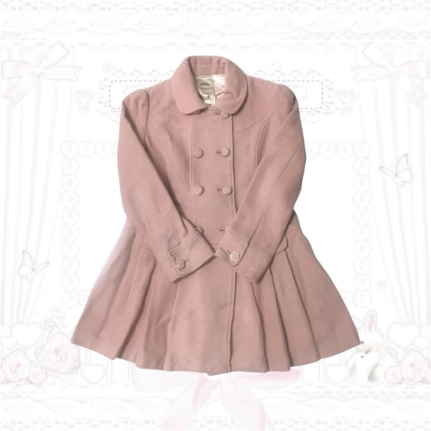 딸기우유 라떼갸루 히메갸루 코트 빈티지 리즈리사 엑시즈팜 모리걸