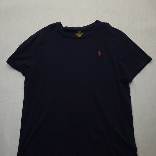 폴로 랄프로렌 네이비 반팔 티셔츠 XL