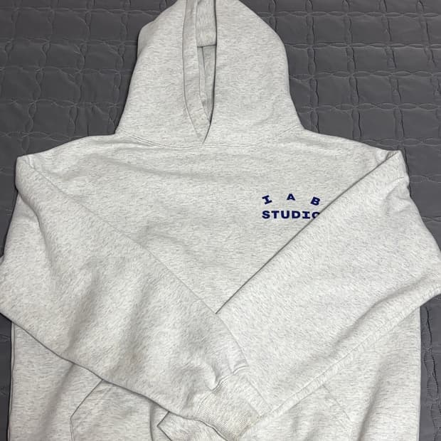 아이앱 스튜디오 후드티 라이트그레이 M
