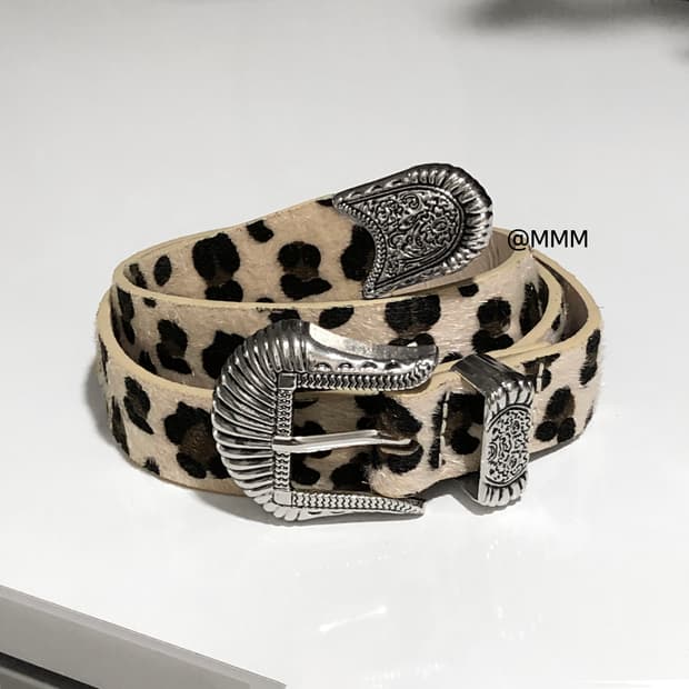 백호 레오파드 호피 송치 벨트🐆