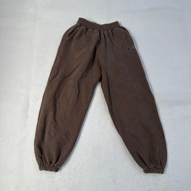 실측확인 나이키로고 기모 조거팬츠 0303T