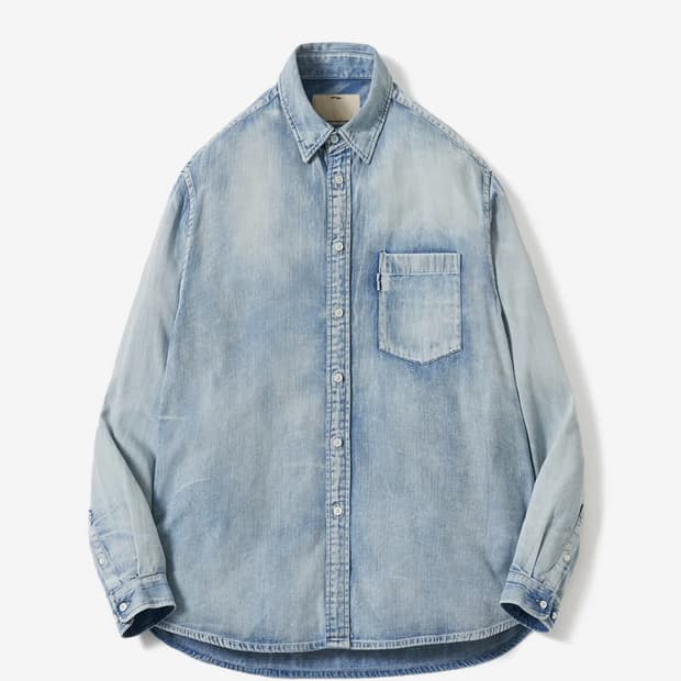 (포장째 새싱품)포터리 버튼다운 light blue 1사이즈