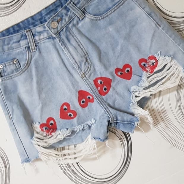 핫팬츠 데님 바지 데님팬츠