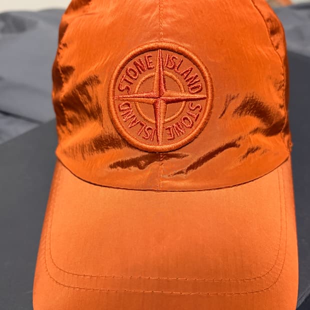 스톤아일랜드 나일론 메탈 볼캡 (L size) 오렌지 