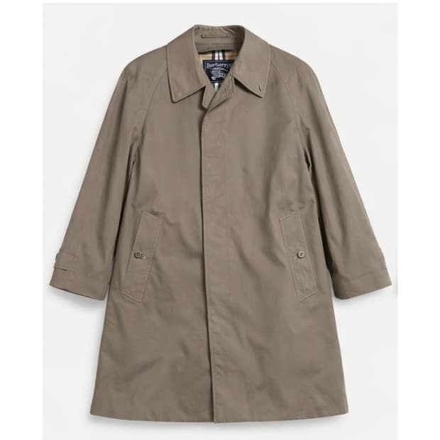 90s 버버리 Burberrys 빈티지 발마칸 코트 너바체크 울라이너