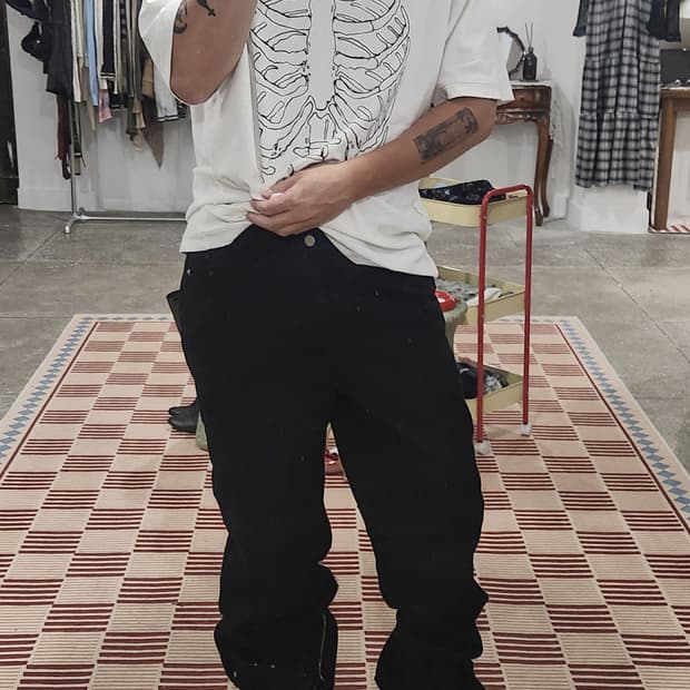 써저리 더블진 double jeans black (L)