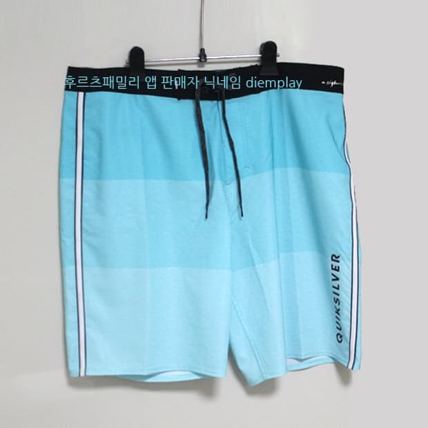 퀵실버 보드숏 36사이즈 반바지 비치웨어 보드팬츠 수영복 래쉬가드 팬츠