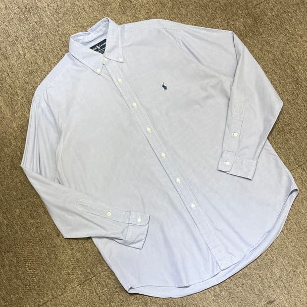 (M) POLO 폴로 랄프로렌 체크 셔츠 블레이크