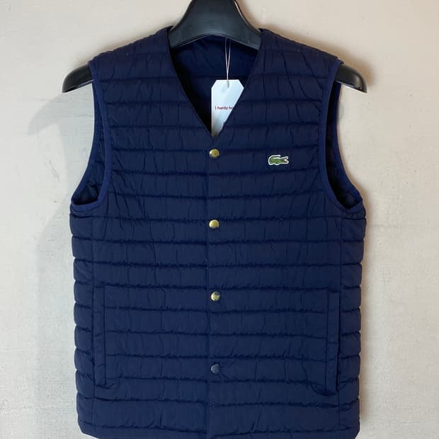 라코스테 퀼팅 패딩 베스트