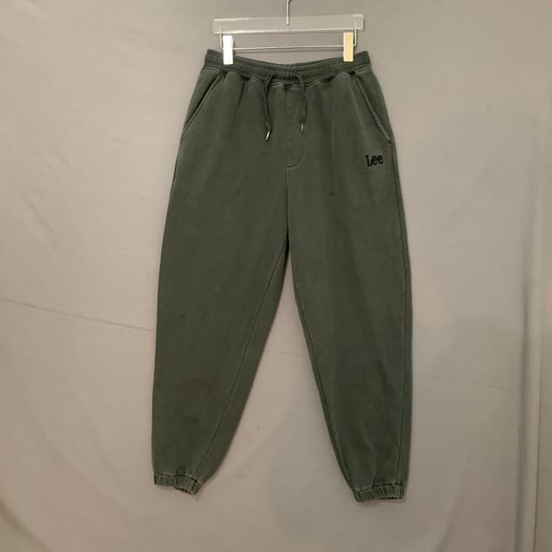 S LEE 리 트위치 로고 피그먼트 조거팬츠