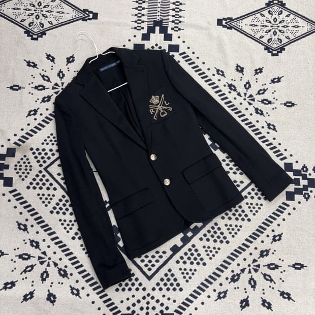 폴로 랄프로렌 엠블럼 은장 와펜 블레이저 자켓 0 P00046