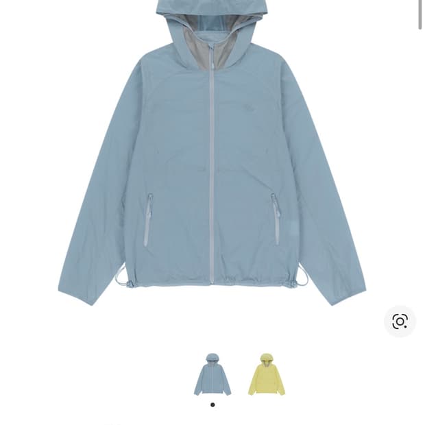 산산기어 스트림라인 후드 자켓 스카이 블루 3