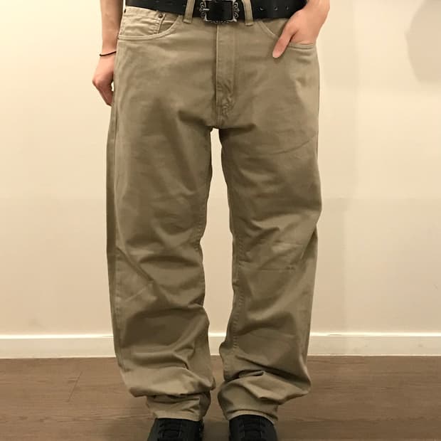 리바이스 505 화이트탭 34/32 베이지 팬츠