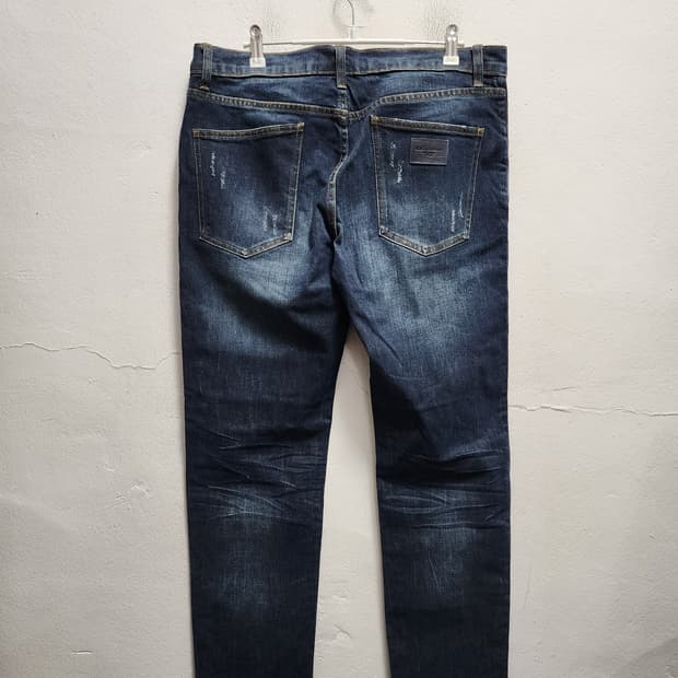 D&G 돌체앤가바나 14GOLD 가죽패치 데님