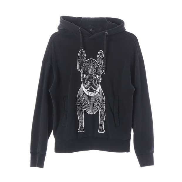 라이프워크 빅 라독 그래픽 오버핏 후드티 XS