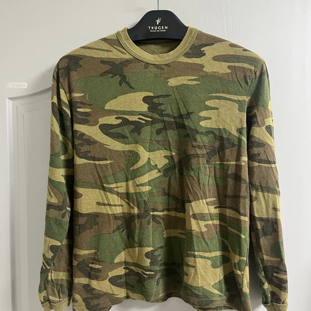 80s 우드랜드 카모 롱슬리브