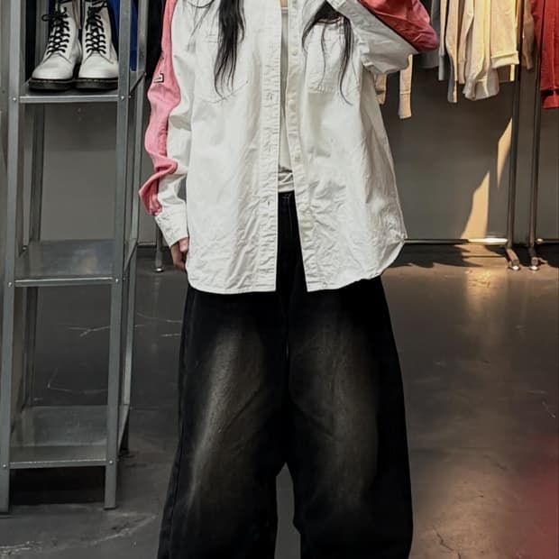 할리데이비슨 모터사이클 워크셔츠 A3700