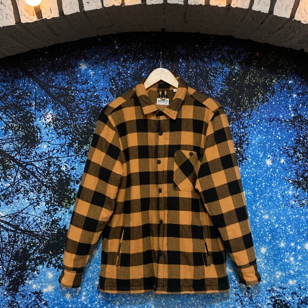 ⚜️Timberland(팀버랜드) 옐로우 쉐르파 버팔로 오버셔츠