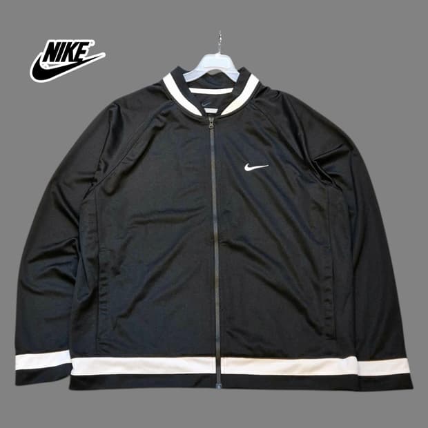 2XL 나이키 블랙 트랙자켓 