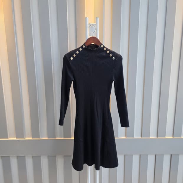 마쥬 골지니트 봄원피스 