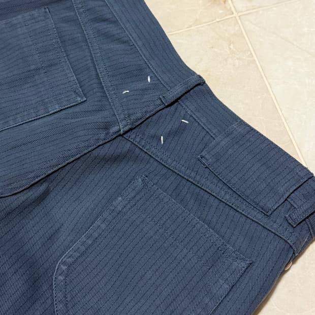 마르지엘라 스트라이프 데님팬츠 44