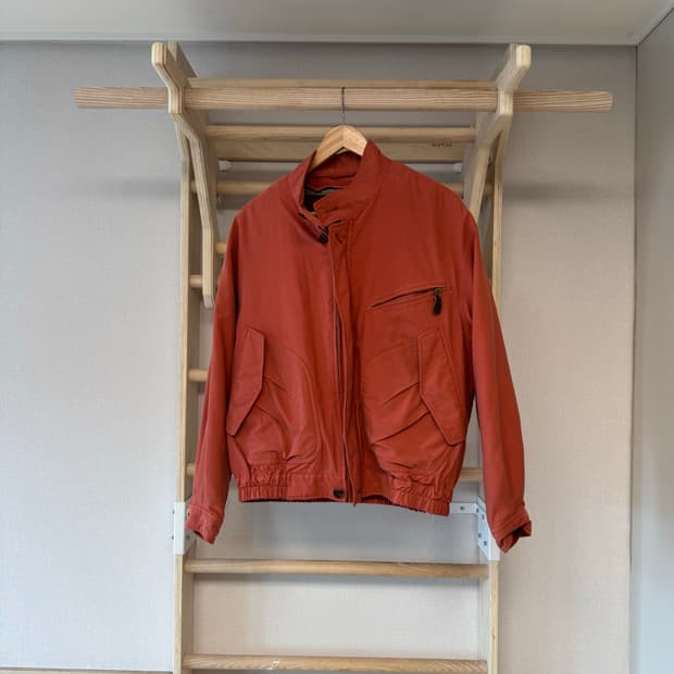 인터메조 해링턴자켓 스윙탑 블루종 (착용샷 있음)