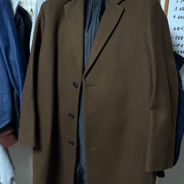 쿠어 싱글코트 다크브라운(S)