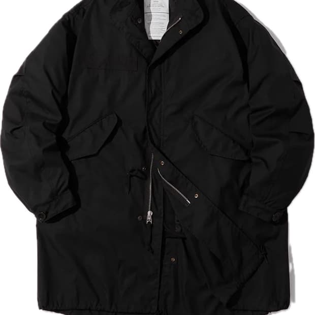 아웃스탠딩 M-65 FISHTAIL PARKA_BLACK