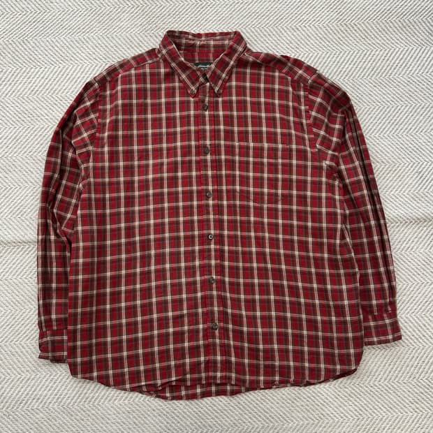 에디바우어 원포켓 체크 셔츠 r2898