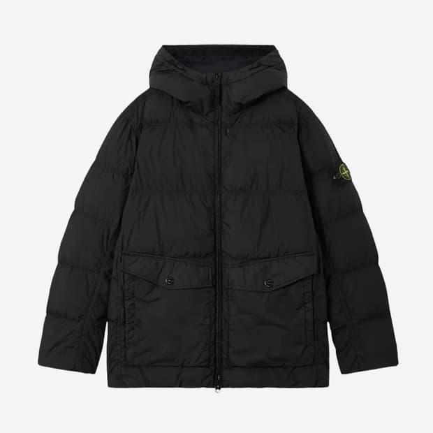 25FW 스톤아일랜드 크링클랩스 패딩 블랙 4100011 라지
