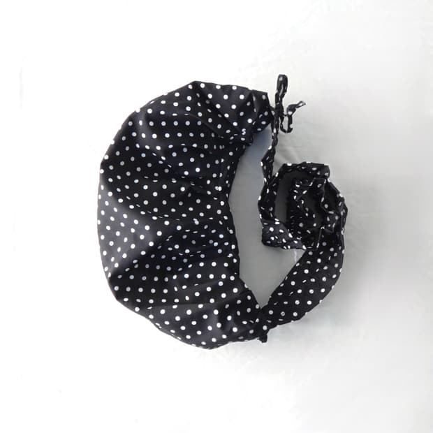 Dot shirring easy bag 