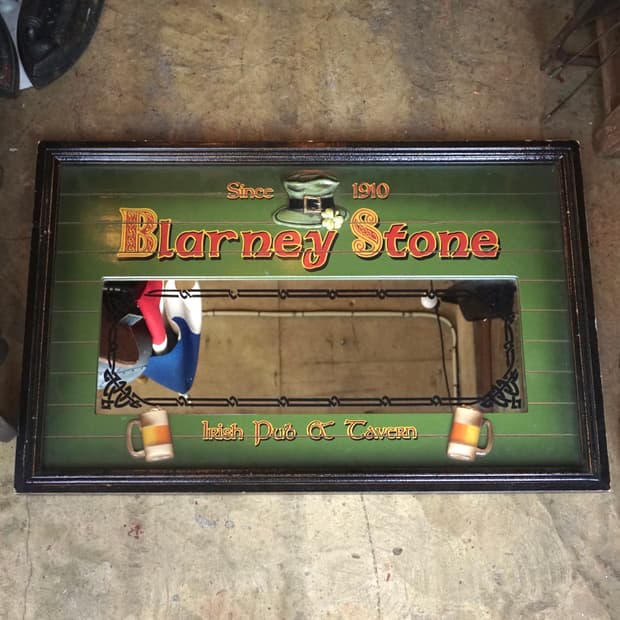 빈티지 소퓸 Blarney Stone 펍 거울액자