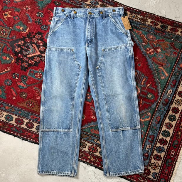 00's OG 칼하트 데님 더블니 칼하트 워크팬츠 썩블니