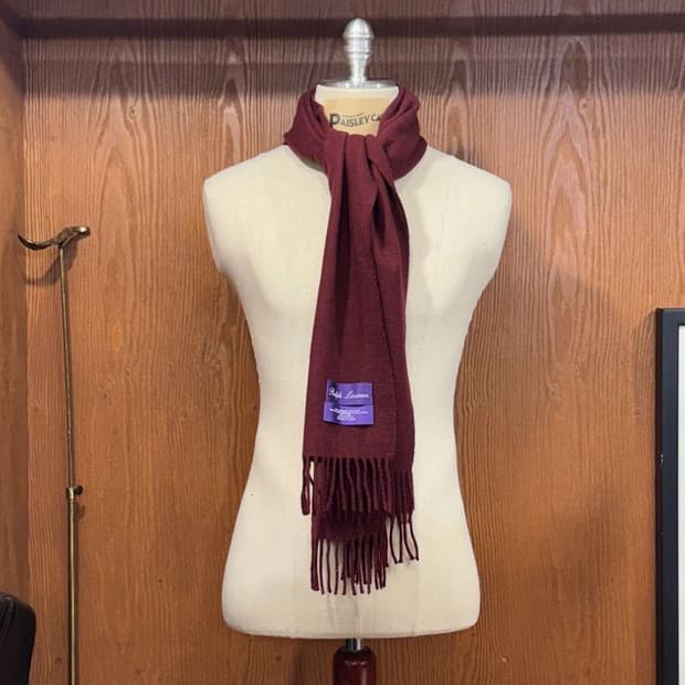 랄프로렌 퍼플라벨 캐시미어 머플러