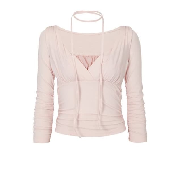 유일매물 페인오어플레져 데이지 탑 핑크