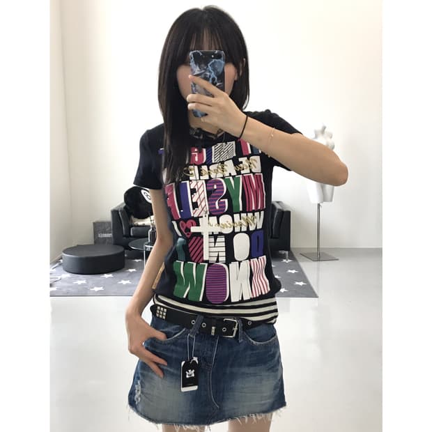 Liz lisa kitsch printing t-shirts