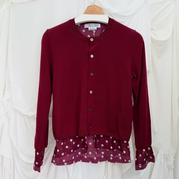 COMME des GARÇONS knit cardigan