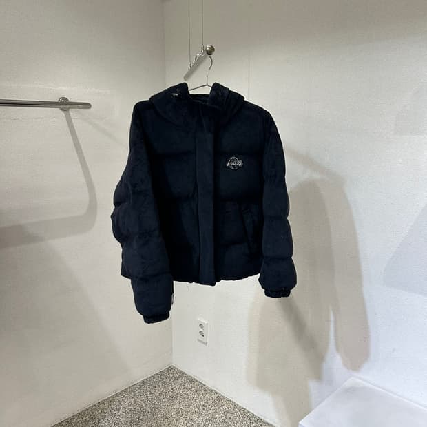 NBA 레이커스 후드 숏패딩