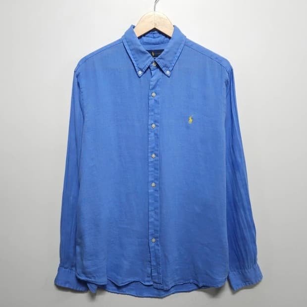 105 POLO 폴로 랄프로렌 린넨 셔츠 클래식핏