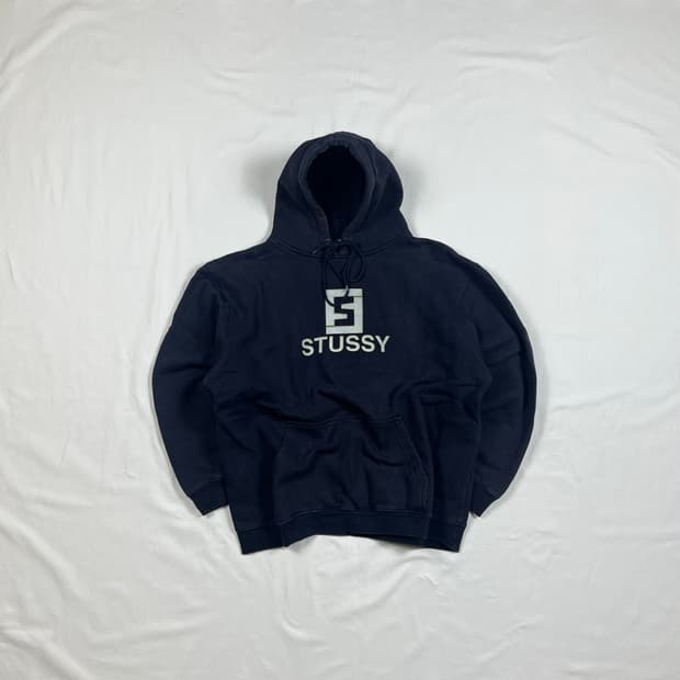 스투시 stussy 펜디 패러디 모노그램 후드티