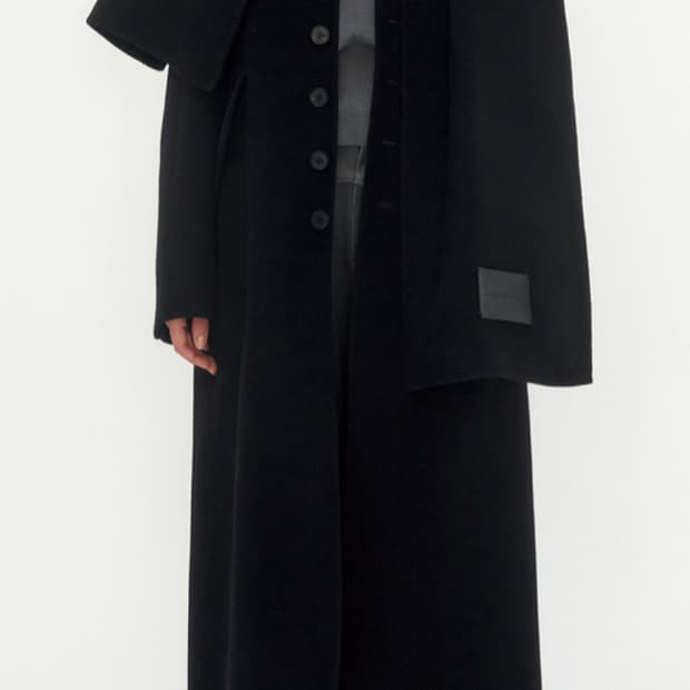 트리밍버드 캐시미어롱코트+머플러 셋업 판매해요