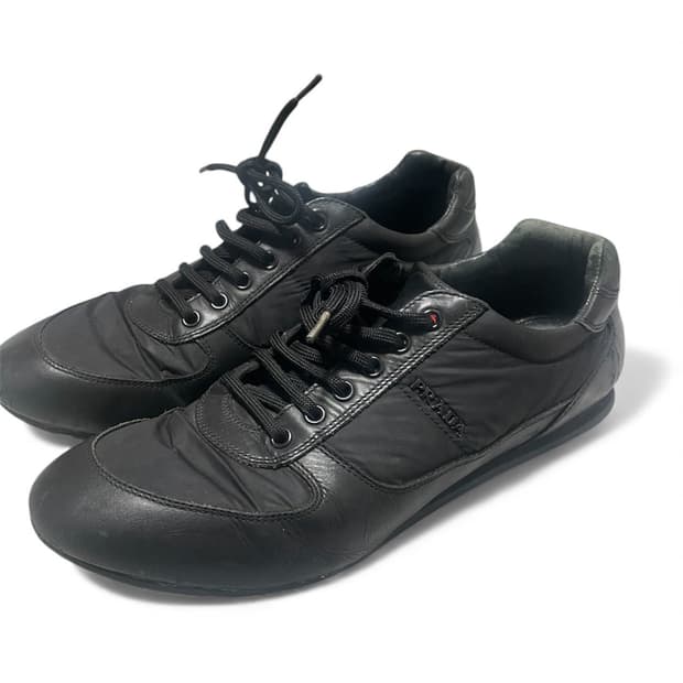 280) 프라다 스포츠 나일론 가죽 레더 스니커즈 신발