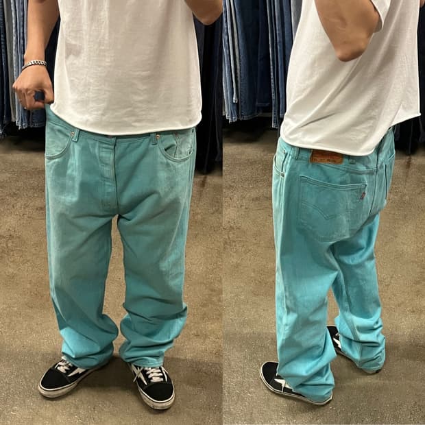 Levis501 민트 컬러진 (39”)
