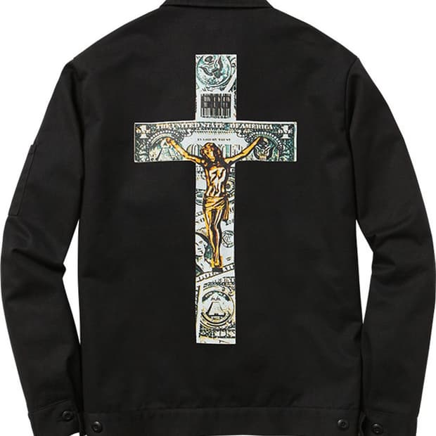 슈프림 14 S/S 데드케네디 워크자켓 블랙 M