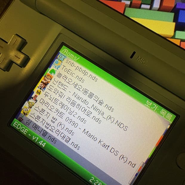 닌텐도 DS 칩 EDGE칩 추억의 게임 29종 포함