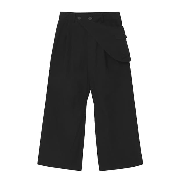 미세키서울 웨이스트 포켓 백 와이드 팬츠, 웨이브 레이어드 스커트 백