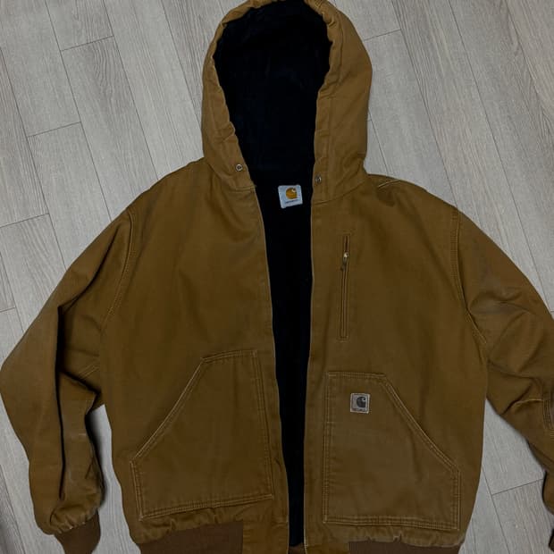 칼하트 j130 빈티지 액티브자켓 브라운