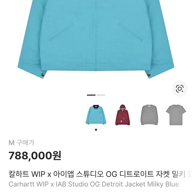 칼하트 WIP 아이앱